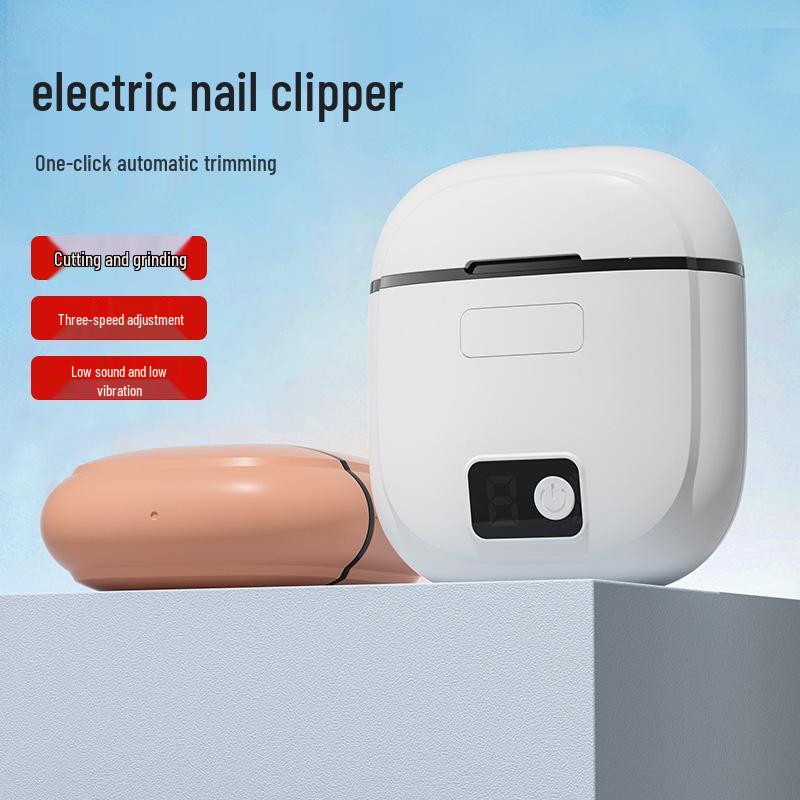 Smart Electric Nail Clipper & Grinder for Home Manicure - Anti-Splatter, Fully Automatic, Safe for Babies