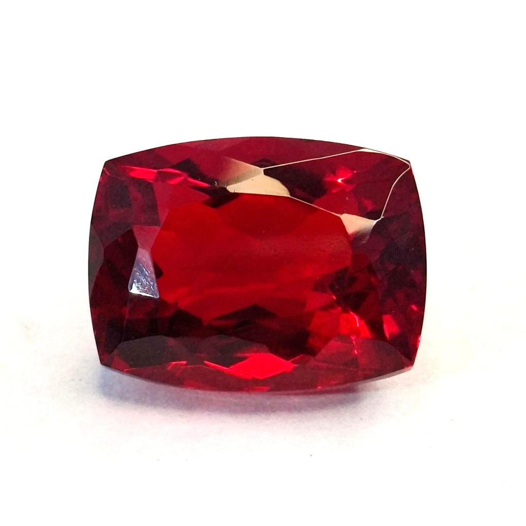 17-19 Ct Natural Red Ruby Mozambique Cushion Cut Stunning Certified Gemstone