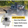 HIAORS PZ20 Carburetor Kit For TaoTao Coolster 125Cc 110Cc 50Cc 70Cc 90Cc Chinese Kids ATV Quad 4 Wheeler Baja Sunl NST Kazuma Roketa Loncin Lifan