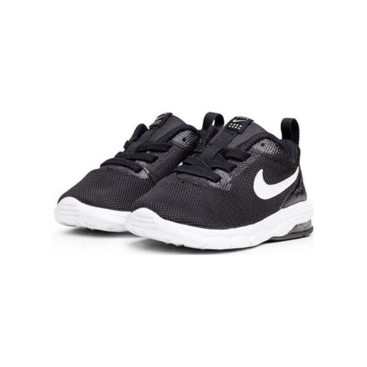 Nike Air Max Motion Synthetic Leather Fabric Comfortable Daily Low-Top Walker Shoes Baby Sneaker Black White 917652-003