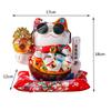 T02C!Lucky Cat Decoration Piggy Bank Lucky Cat Radio Wave Treasure Shop Gift China Good Luck Home Decoration Craft Gift