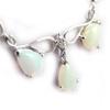 Les Trésors De Lily [G0799] - Silver Necklace 'Opal Goddess' Silver White (rhodium-plated) - 50x13 Mm