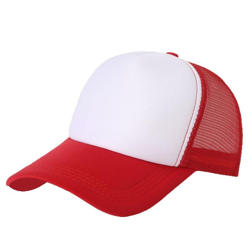 Sponge mesh cap embroidered baseball cap summer shading sun protection breathable