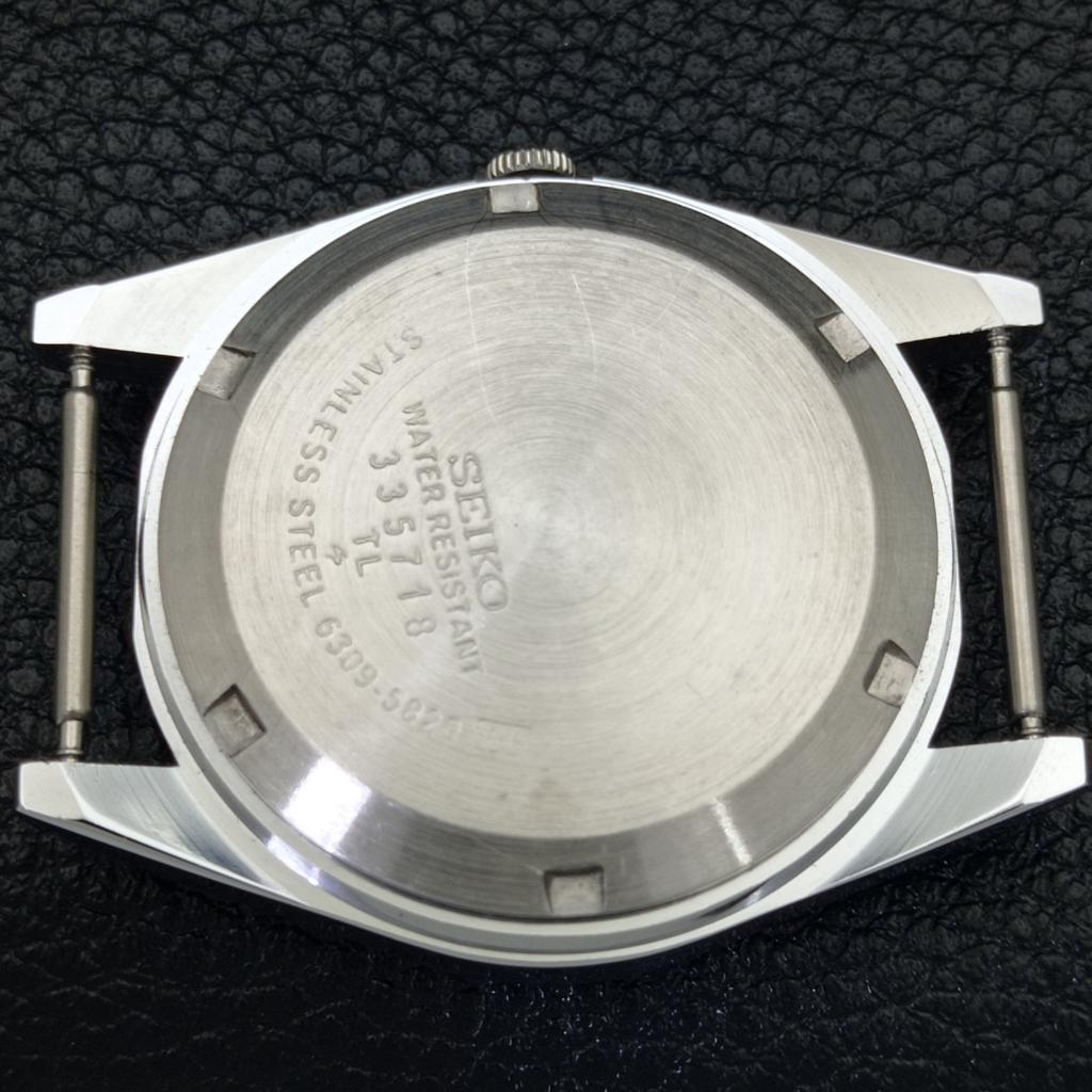 REFURBISHED SEIKO 5 AUTOMATIC MENS WATCH JAPAN MADE BLACK DIAL CUSTOM A440012-2 QV90-a440012