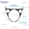 Trim For Abarth 595/695/500C/Fiat 500/500c/500e 2016-2024 LHD RHD Car With Tricolor Gear Shift Panel Real Soft Carbon Fiber