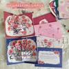 Creative 3D Greeting Card Pop Up Love with Envelope Thank You Cards Rose Blessing Card Wedding Invitations