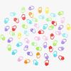 Heart-Shaped Plastic Anti-Slip Stitch Marker Set - 1000 Pieces for Knitting & Sweater Counting