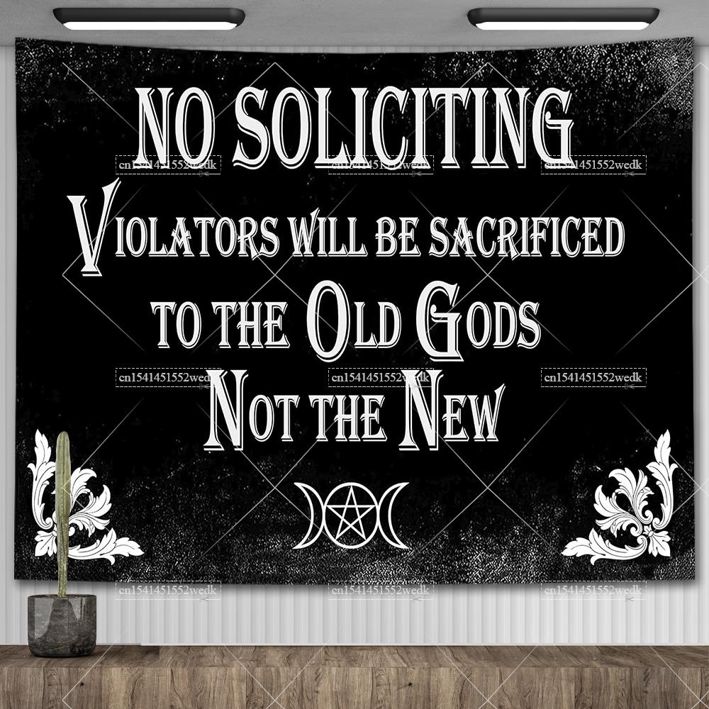 Ouija Board Tapestry Mandala Gothic Baphomet Occult Tapestry Aesthetic Room Decor Witchcraft Astrology Tarot Tablecloths