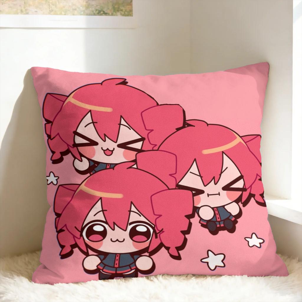 Pearto Creative Kasane Teto Expression Pillow Cover  Morden Pillow Case For Living Room Chair Comfy Cushion Cover Gift