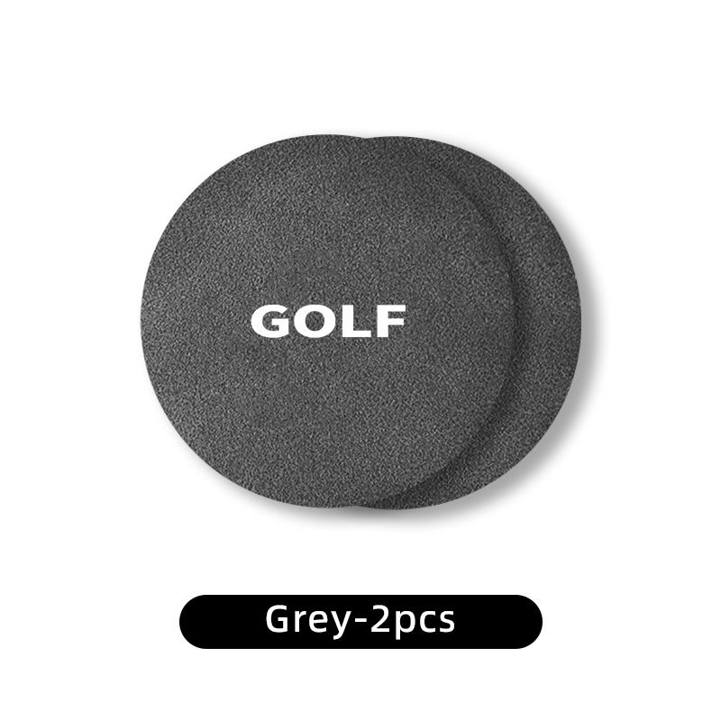 LEG1 2pcs Car Suede Coaster Water Cup Holder Drink Pad Auto Interior Accessories For Volkswagen VW Golf Jetta Passat mk4 mk5 mk6 CC