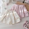 Korean Cartoon Star Printed Bow Pants Kids Baby Summer Versatile Pocket Girls' Summer Casual Daily Shorts