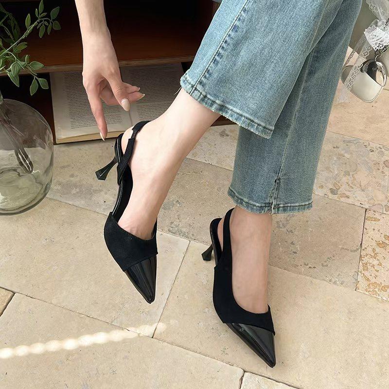 Pointed Toe Women High Heels Sandals Designer Dress Stilettos Elegant Shoes Woman Pumps 2025 New Trend Brand