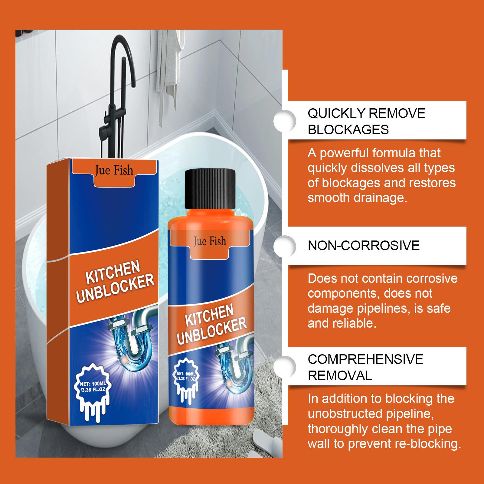 Jue-Fish Мощный кухонный очиститель для труб — фото 7