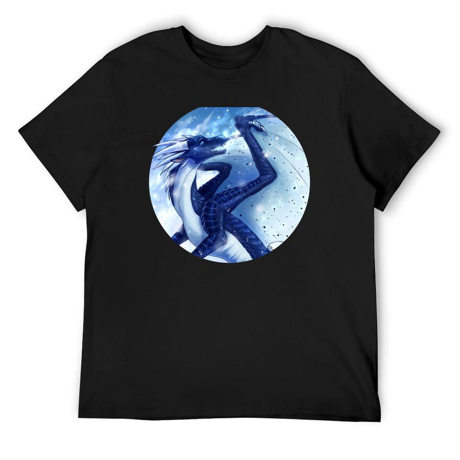 

Wings of Fire - Whiteout T-Shirt vintage clothes animal prinfor boys shirts graphic street wear Men s t-shirt 4XL