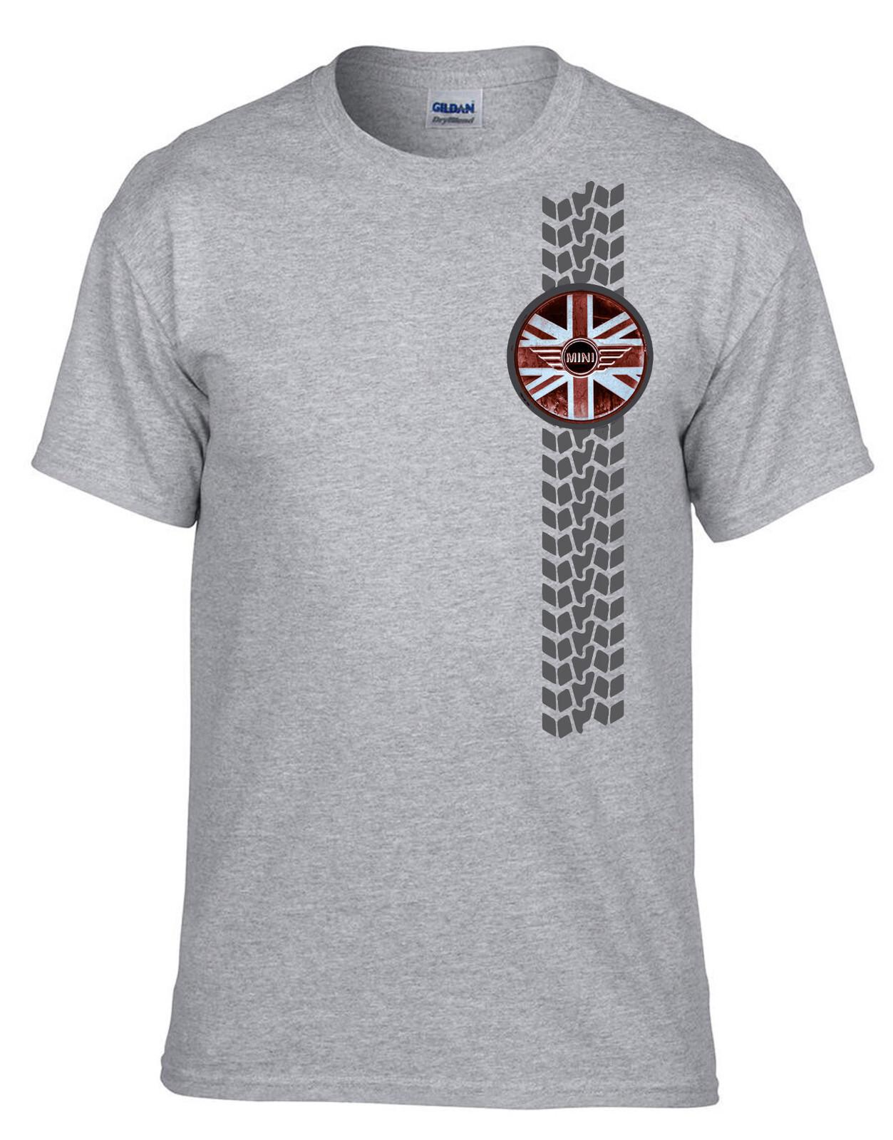 26 Mini Cooper FUN CAR LOGO Grey T-Shirt -102_Grey- Unisex T-Shirt M