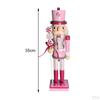 35cm Nutcracker Puppet Figure, Christmas Nutcrackers, Wooden Soldier Statue Toy, Ornament