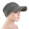 Folded brim headscarf cap cap flat top visor sun hat bag head cloth cap JDTG