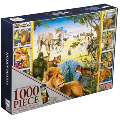 Animalia Book Cover 1000 Piece Collector Jigsaw Puzzle