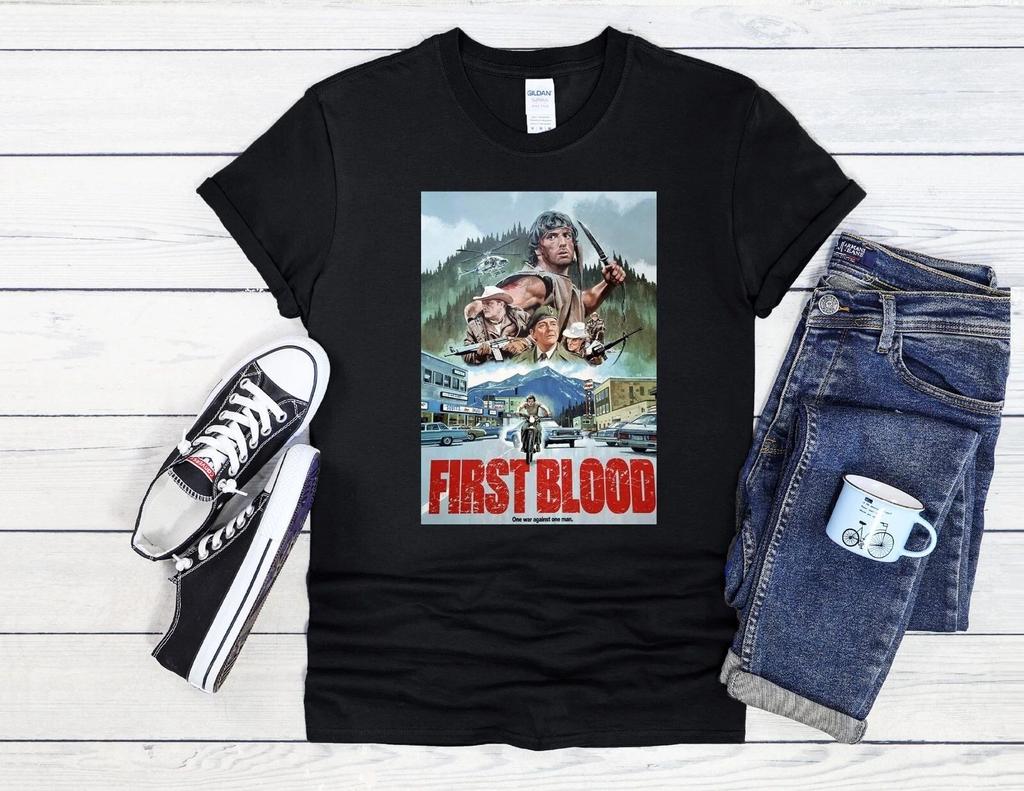 Classic Film and Television Works Retro Short-sleeved Fashion Printed Casual Loose T-shirt Street Wear Sports Cotton Top Unisex