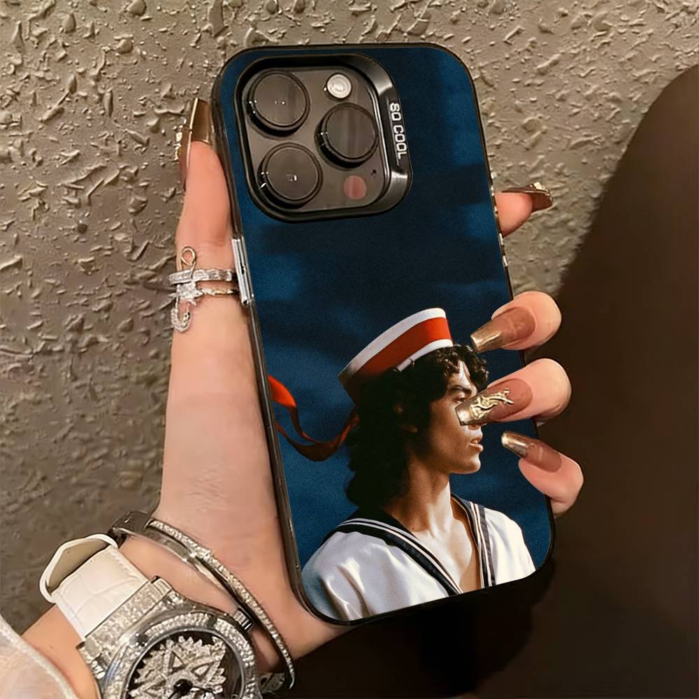 

C-Conan G-Gray singer Phone Case For iPhone 17,16,15,14,13,12,11 Plus,Pro Max,XS,Colorful Silver Phone case Funda Cover iPhone17promax