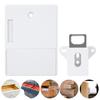 125KHz Smart Cabinet Lock Electronic RFID Card Opening No Drill For Wardrobe Sauna LockerWhite