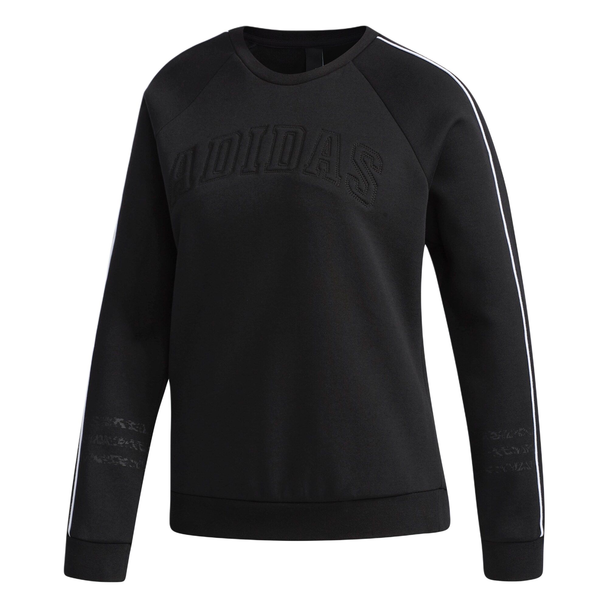 

Adidas Cny Gfx Crew Knit Pullover Sports Sweatshirt Women Sweatshirt Black White CV6915 S
