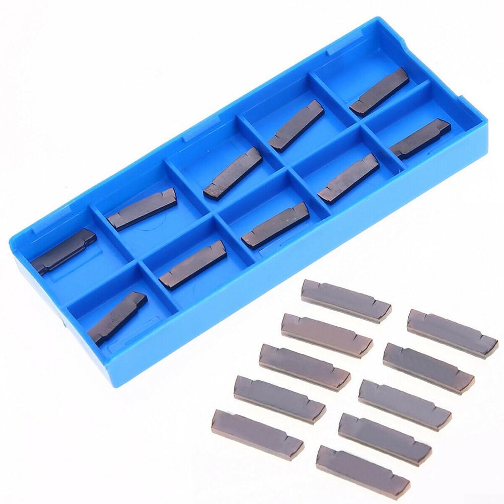 High Quality Carbide Inserts Blades for Grooving Cutting Lathe Tool 10 pcs