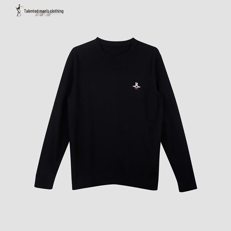 

TRIES Men s Winter Contrast Print Round Neck Knit Sweater 48