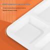 Qianshen Commercial Melamine 6-Compartment Dining Tray Set