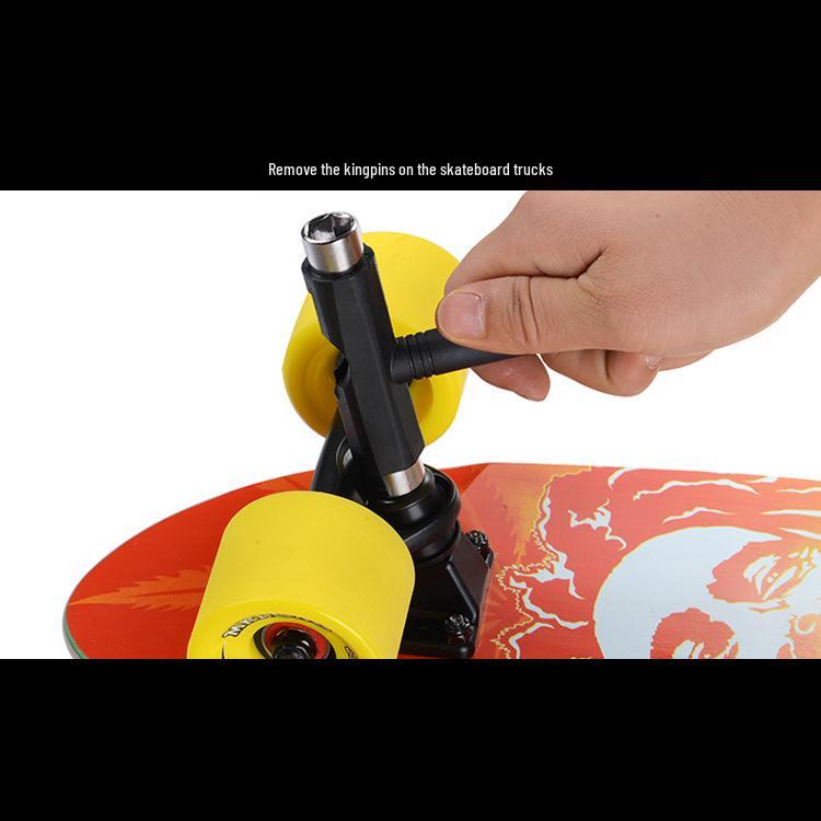 Skateboard Y- and T-Type Semi-Automatic Socket Wrench