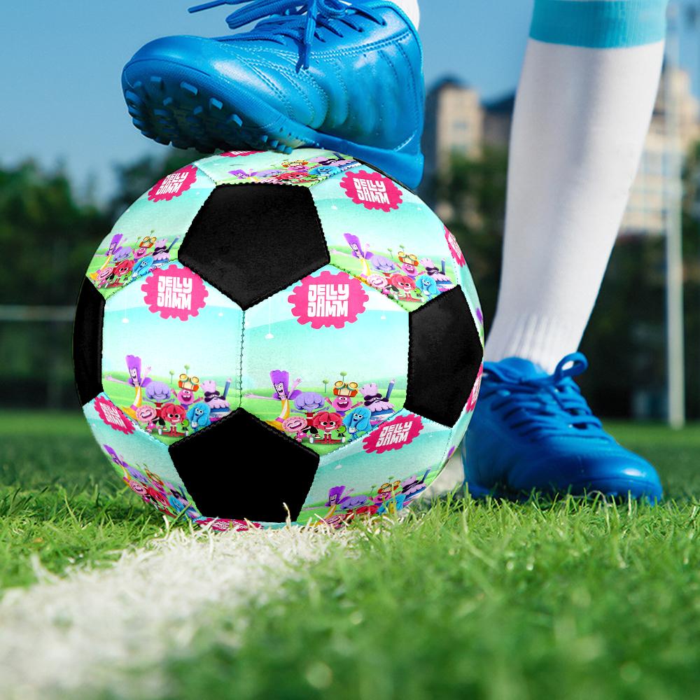 Jelly Jamm Theme Size 5 Soccer Ball, Suitable for Both Indoor and Outdoor Matches, a Gift Suitable for Everyone.