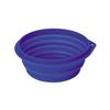Collapsible Dog Bowl - Nobby Pet - Silicone - Blue - Practical for Travel