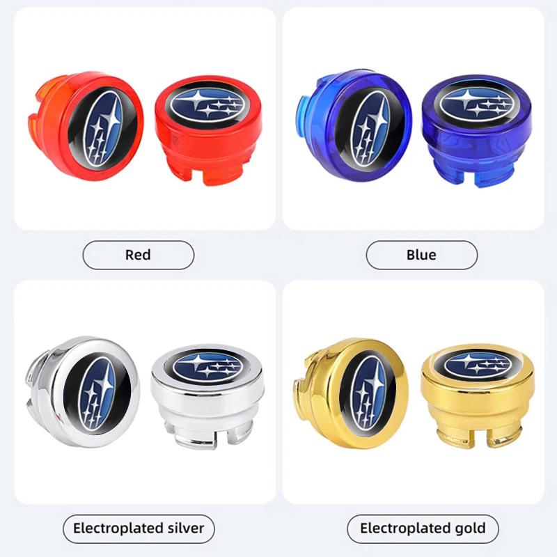 For Subaru WRX Forester Outback Impreza STI Legacy BRZ Tribeca ABS Car Cigarette Lighter Dust Cover Dustproof Cap Plug Yh6r
