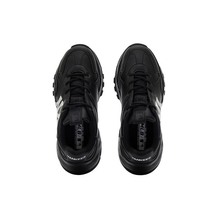 New MLB Big Ball Chunky Low Top Chunky Sneakers Unisex Black 3ASHC104N-50BKS