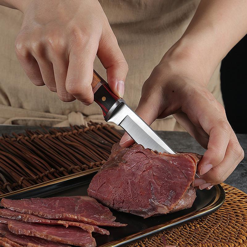 Kuchyňský nůž Ručně vyrobený kovaný nůž Nůž Řezník Nůž na ryby Kuchyňský nůž na vykosťování Nerezový sekáček na maso Kráječ na ovoce a zeleninu Kuchyňské nářadí