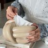 Useful Tissue Box Holder Decorative Dust-proof Ceramics Knot Shape Napkin Holder Box