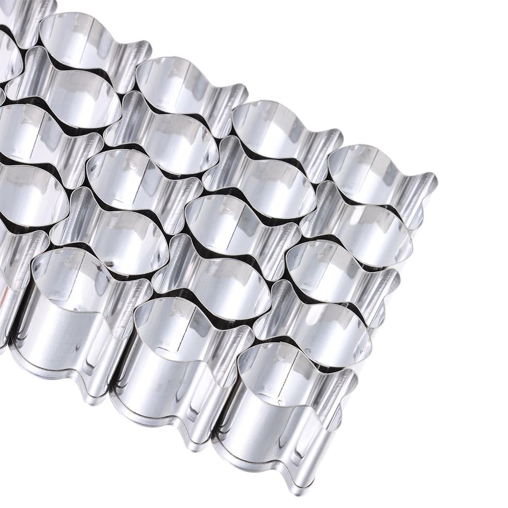 Stainless Steels 25 Cavity Fish Cookie Cutter Cookie Cutters Mould  For DIY Fish Shaped Foods