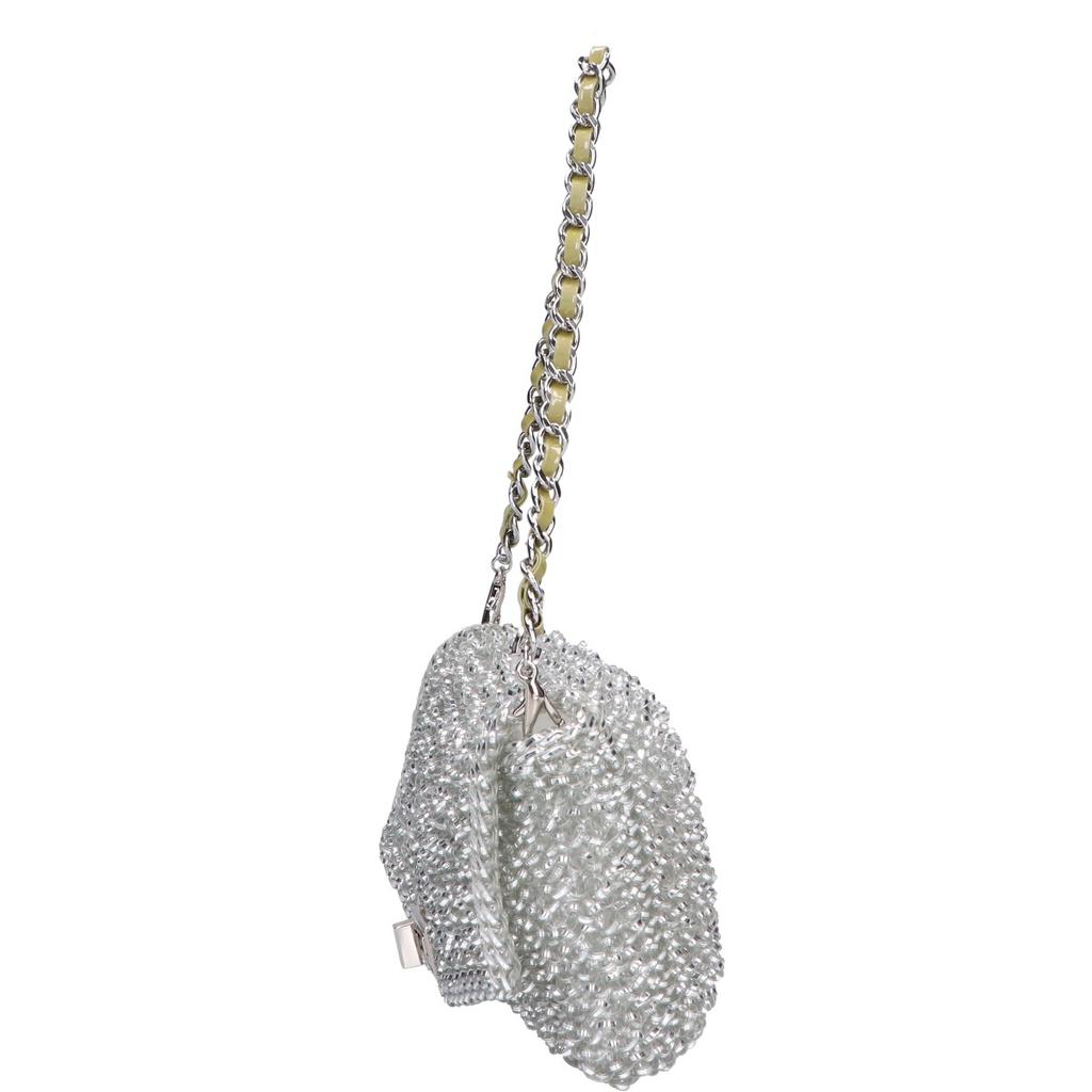 ANTEPRIMA [Beautiful Condition] Lucchetto Wire 3WAY Shoulder Handbag SilverUsed