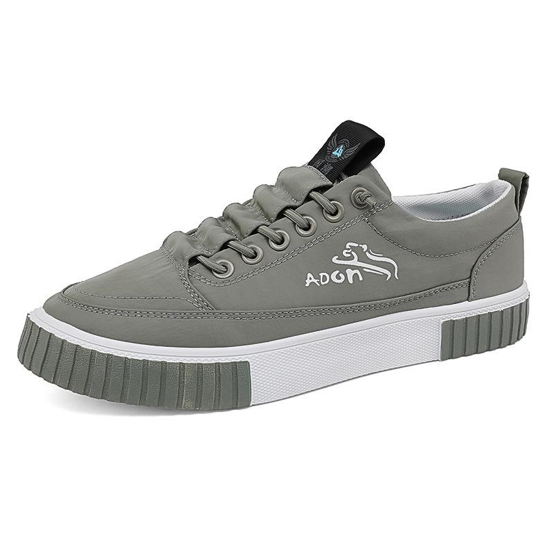 

Весна и осень, новые мужские туфли из ледяного шелка с низким верхом, дышащие, ленивые туфли, студенческая корейская версия, модные трендовые туфли для доски 2028 года 44