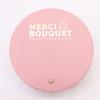 Boîte Ronde de Fleurs de Savon, Bénédictions pour Bébé Rose