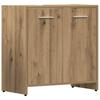 4 Piece Bathroom Furniture Set  Artisan Oak  Engineered Wood
