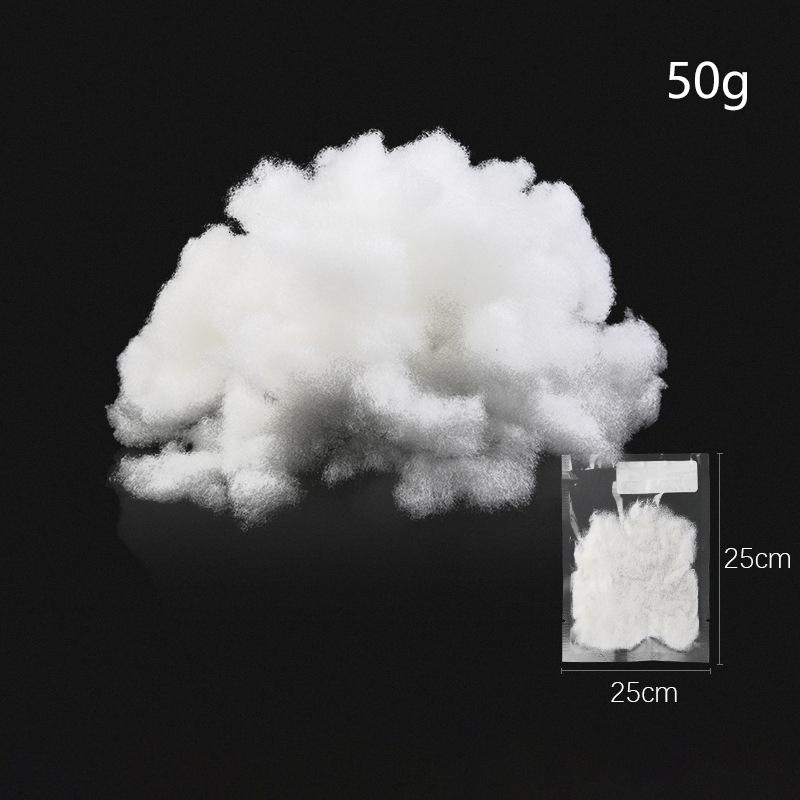 

20/50/100г Лялька Набивка Бавовняні Іграшки Преміальна Поліефірна Начинка Високоеластичний Наповнювач DIY Ручна Робота Матеріал для Наповнення Подушок 50g