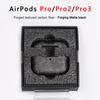 YTF-carbon Kohlefaser Hülle Für AirPods Pro 3 Kabelloses Laden Bluetooth Kopfhörer Skin Cover für AirPods pro 2 Dünn und leicht