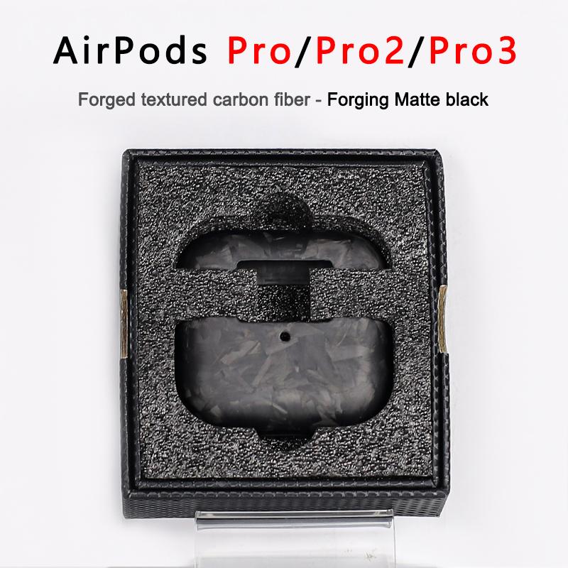 YTF-carbon Kohlefaser Hülle Für AirPods Pro 3 Kabelloses Laden Bluetooth Kopfhörer Skin Cover für AirPods pro 2 Dünn und leicht