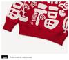 2026 Festive Red Family Matching Sweaters for Chinese New Year - Trendy Outfits for a Family of Three or Four