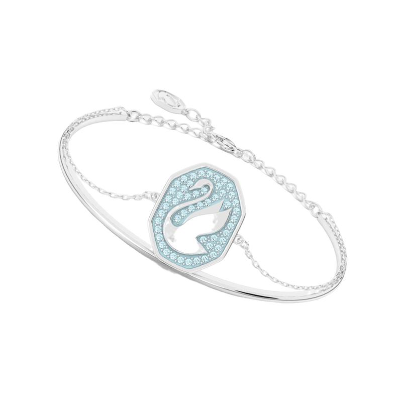 Swarovski Swan shape bracelet women's silver 5628552
