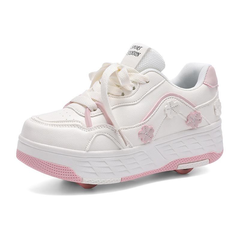 New Runaway Shoes Four-Wheel Pulley Shoes Boys Children Shoes With Wheels Girls Skates