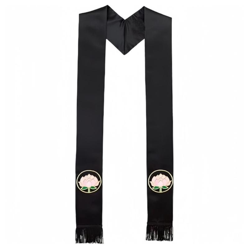 

Clergy Stole For Church Ceremonies And Formal Event Lightweight Elegant Design Comfortable For Priests Ministers чорний