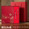 A5 Chinese Style Leather Business Notebook Gift Set