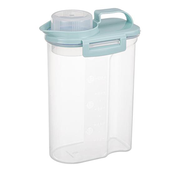 

1,5/2,5 кг контейнер для хранения продуктов питания, хорошо герметизирующий, влагостойкий, пищевой, сухофруктовый, чайный контейнер для хранения с весами для дома L синий